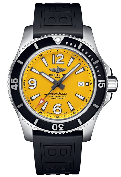 breitling yellow superocean|Breitling Superocean watch price.